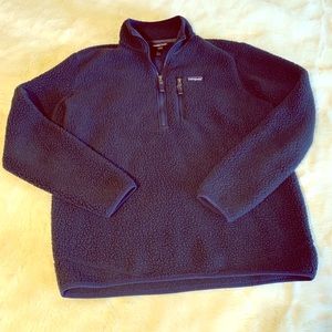 Men’s Patagonia half zip retro pile Sherpa vest